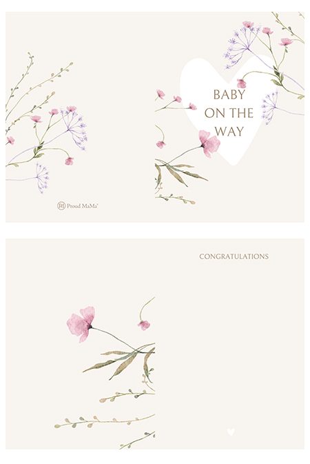 Greeting card | baby on the way